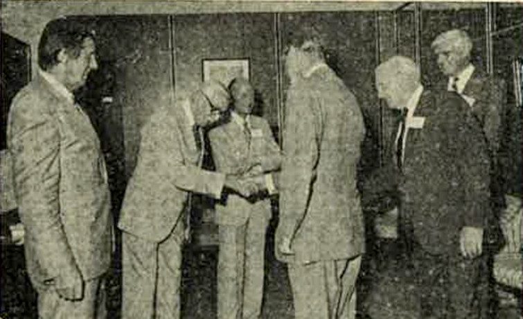 Prince Philip, Duke of Edinburgh meeting ATSE Fellows